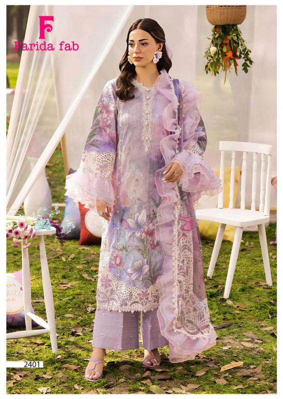 Farida fab parian dream vol-24 wholesale dress material masjid in mumbai